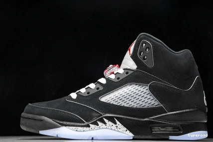 Hyperoad Metallic Jordan Air 5 “Black Reimagined” 0713
